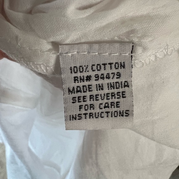 NEW White Cotton Summer Beach Dress - Women’s Small - Picture 15 of 15